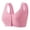 18# (Pink), variant on Front Closure Bras for Older Women No Underwire Comfortable Full Coverage Bra Wireless Wirefree Everyday Bras (Purple)