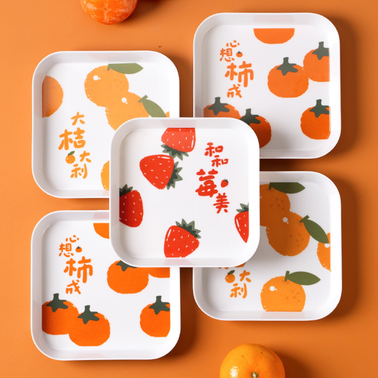 5 assiettes à dessert en faïence Moulin des loups & Hamage modèle