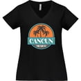 thumbnail image 3 of Inktastic Cancun Mexico Vacation Trip Women's Plus Size V-Neck T-Shirt, 3 of 5