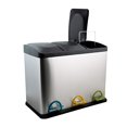 thumbnail image 4 of Organize It All Stainless Steel Recycling Bin  4903, 4 of 5