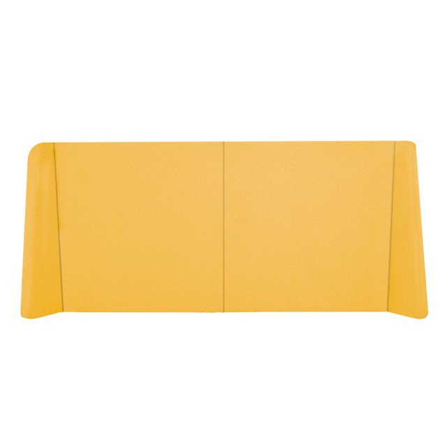 Cabecera para Cama King Size Tapizada Color Mostaza. Acolchada con Hule Espuma. Estructurade Madera Industrial