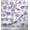 Royal Blue, variant on Soimoi Poly Georgette Fabric Tree Block Print Sewing Fabric Yard 42 Inch Wide