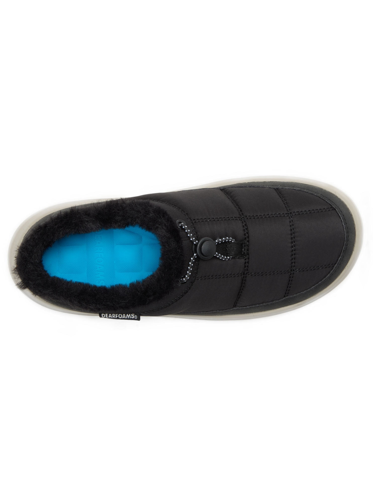 Dearfoams Cozy Comfort Women's Easymellow Bungee Strap Slip On Clog Shoe