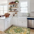 thumbnail image 4 of Wonnitar 3'x5' Bohemian Medallion Area Rug,Bedroom Rug Soft Throw Printed Bathroom Kitchen Entry Foyer Mat, Vintage Non-Slip Washable Carpet for Front Door Laundry Room Bath Office, 4 of 7