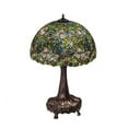 thumbnail image 7 of Meyda Tiffany 115262 Trillium & Violet 3 Light 31" Tall Buffet Table Lamp - MultiColor, 7 of 7