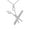 Rose Gold, variant on Hair Stylist Charm Pendant Necklace in Sterling Silver (16 Inches)