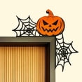 thumbnail image 2 of Decoraciones para puertas de Halloween, 1 pieza de madera con forma de calabaza, fantasma, bruja, letrero para esquinas de puerta de Halloween, adorno para el hogar, la oficina, festival, decoración d, 2 of 7