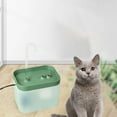 thumbnail image 4 of Dispensador automático de agua para mascotas, bebedero para perros de 1,5 l, fuente de agua para gatos. Verde, 4 of 8
