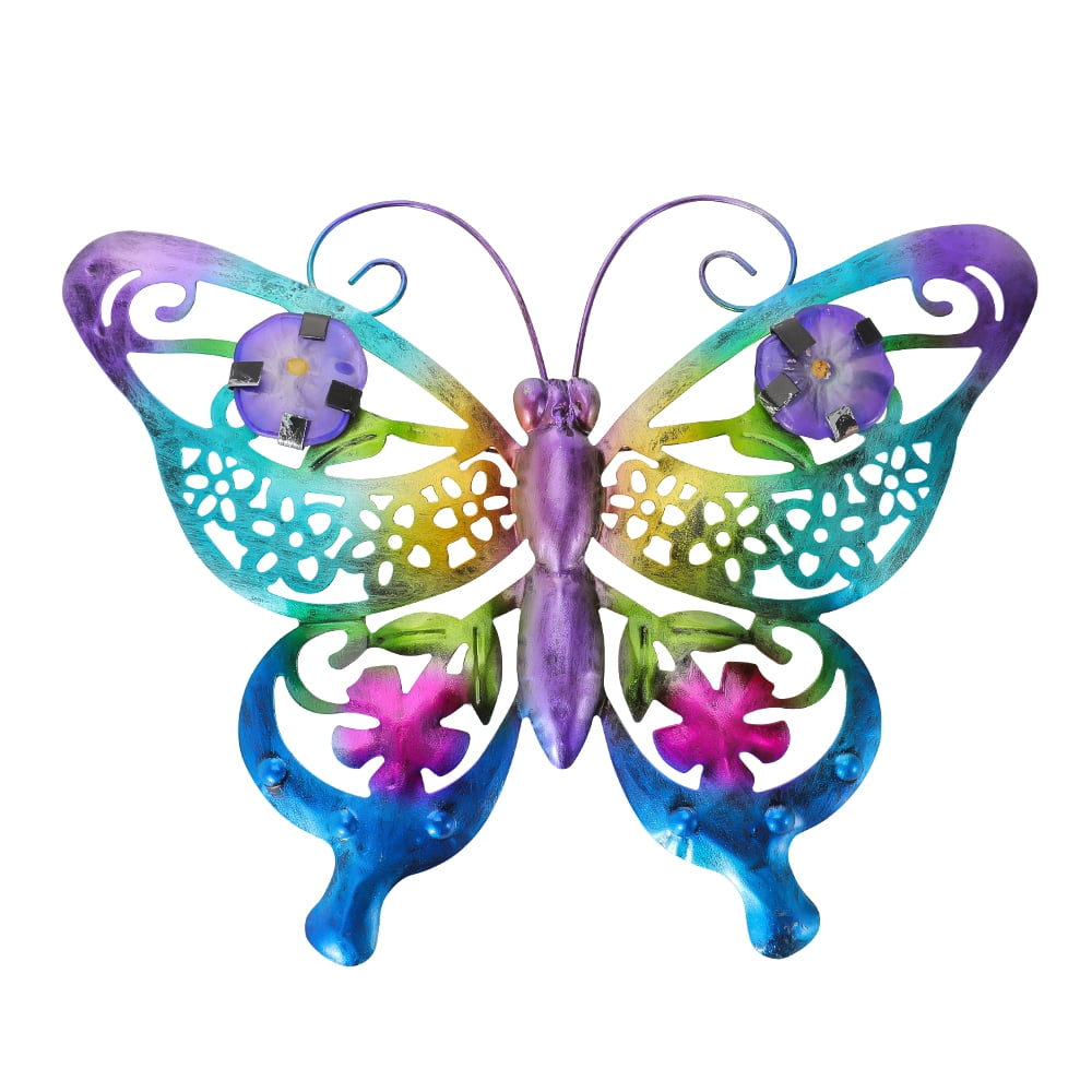 Welcome Lizard Butterfly Colored Wall Decor Wall Crafts Wall Decorating Ideas 9" 