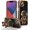 Black, variant on for iPhone 14 Case Cute 6D Astronaut Case with Stand Function Luxury Plating Case Cover Slim Fit Soft TPU Shockproof Bumper Protective Electroplated Case for Girls Boys,6.1 inch,White
