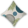 thumbnail image 2 of Boho Pillow Covers 16x16 Set of 2, Mid-Century Blue Orange Drop Shapes Decorative Throw Pillow Covers Outdoor Retro Abstact Lumbar Pillow Cases for Bed Couch Sofa Home Decor, 2 of 6