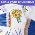thumbnail image 2 of Small Paint Brushes,160 Pcs Nylon Hair Paint Brushes, 2 of 5