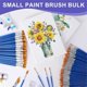 thumbnail image 2 of Small Paint Brushes,160 Pcs Nylon Hair Paint Brushes, 2 of 5