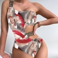thumbnail image 2 of Conjunto de bikini con estilo para mujer, traje de baño de dos piezas con estampado relleno, ropa de playa OAVQHLG3B Store  lin121212, 2 of 3