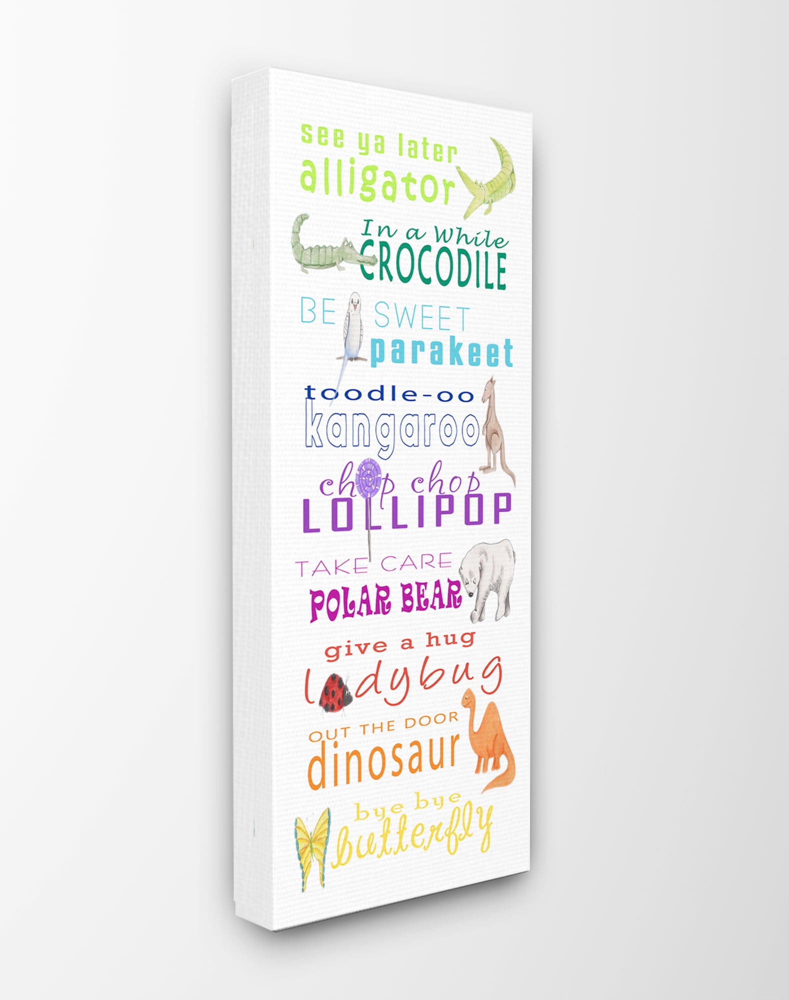 The Kids Room By Stupell See You Later Alligator Animal Goodbyes Canvas Wall Art By Regina Nouvel Walmart Com Walmart Com The Kids Room By Stupell See You Later Alligator Animal Goodbyes Canvas Wall Art By Regina Nouvel Walmart Com Walmart Com