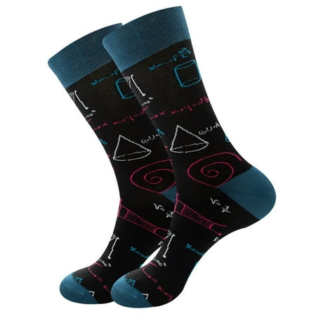 

Yinguo Men And Women Adult Geometric Fruit Pineapple Socks Street Socks Astronaut Socks