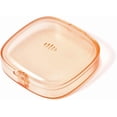 thumbnail image 1 of Transparent Slim Retainer Holder, Small Travel Night Guard Case Fits in Pocket, Stylish Retainer Case with Vent Holes, Sleek Compact Aligner Case Compatible with Invisalign (Orange), 1 of 6