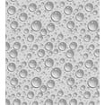 thumbnail image 3 of Grey Duvet Cover Set, Small Large Bubbles Pattern Water Liquid Pure Freshening Monochrome Aquatic Raindrops Design, Decorative 2 Piece Bedding Set with 1 Pillow Shams, Twin Size, Grey, by Ambesonne, 3 of 3