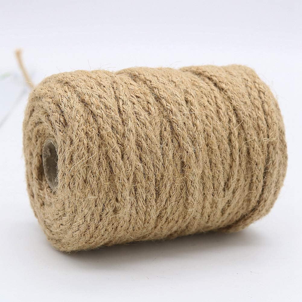 Natural Jute Rope Twine String Cord Colorful Jute Twine 1.5 mm 50m