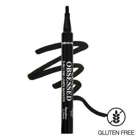 PALLADIO, Liner Obsessed 2 IN 1, Liner Marker, Black, 1 Count
