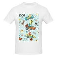 thumbnail image 4 of Bingfone Cartoon Car Racing Men'S Loose Fit Short-Sleeve Pocket T-Shirt, 4 of 7