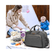 thumbnail image 3 of Pañaleras Mochila De Bebe Moderna Pañalera Multiusos Viaje Lab.G Gris, 3 of 4