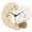 Beige 1, variant on Vintage Brown Farmhouse Wooden Wall Clocks Battery Operated 12 Inch
