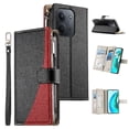thumbnail image 4 of Funda cartera GANGXUN para Xiaomi Redmi 15C , cuero PU con tarjetero, cremallera, correa de mano, soporte y protección 751°, 4 of 6