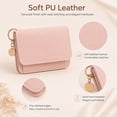 thumbnail image 5 of ARVOV Women's Elegant Minimalist Short Slim Wallet, Slim Wallet for Women, Tri-Fold Design, Multiple Card Slots, Zipper Coin Pocket, Compact Daily Carry, 5 of 6