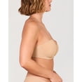 thumbnail image 3 of DELIMIRA Women's Padded Plus Size Strapless Bras Full Coverage Underwire Multiway Bra, 3 of 4