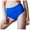 Blue, variant on Womens Shorts 2025 Summer Solid Color Elastic Band Sports Running Fitness Leisure Yoga Flowy Shorts S-XL