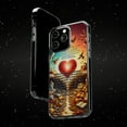 thumbnail image 6 of DistinctInk Clear Hybrid Case for Apple iPhone 15 Plus (6.7" Screen) - Storing Treasures: Earthly vs. Heavenly Abundance - Wireless Charging Compatible, 6 of 8