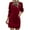 Wine, variant on Women's Clothing Summer Dresses Long Sleeved Lapel Loose Casual Shirt Long Skirt Dress Floral Vocation Beach Sundress