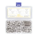 thumbnail image 1 of Vis en Métal, 115 Pcs Antirouille M4.2 Hex Auto-Perçantes Durables avec Boîte de Rangement pour Plastique, 1 of 8