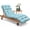 13#, variant on Outdoor Chaise Lounge Chair Cushion 75.1 x 22.8 x 4.7 Inches 100% Waterproof Replacement Cotton Patio Pool Lounge Chair Cushion for Outdoor Furniture with Ties, Blue Butterfly