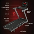 thumbnail image 6 of FitRx Velocity Folding Treadmill, 300lbs Capacity Large Foldable Treadmill for Home with Incline, App, Bluetooth Speakers, and 15.6” LED Display, 6 of 11
