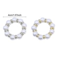 thumbnail image 5 of Yesbay 12Pcs Imitation Pearl Napkin Rings Set Napkin Holder Festive Celebration Table Decor, 5 of 8