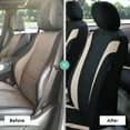 thumbnail image 7 of FH Group Cosmopolitan Flat Cloth Car Seat Covers Fit For Car Truck SUV Van - Front Row, 7 of 7