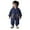 Navy, variant on lnmuld Kids One-piece Solid Color Winter Thermal Romper Jumpsuit Soft Warm Bodysuit Outfit for Baby Boy Toddler Cozy Lined Size:18-24 Months