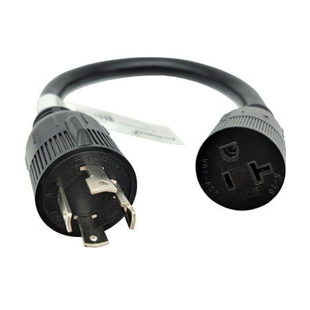 

Parkworld 886214 Generator L14-30 Plug male to 5-20 (Household 5-15) Receptacle female Adapter Cord