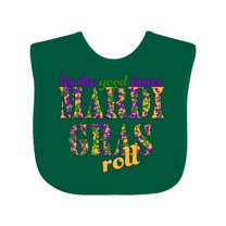 Inktastic Mardi Gras Let the Good Times Roll Boys or Girls Baby Bib