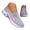 Grey, variant on Women Sock Sneakers Air Cushion Comfortable Casual Breathable Mesh Slip on Walking Running Jogging Shoes