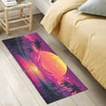 thumbnail image 4 of Bath Mat, Soft Absorbent Bath Rug, Mountain at Sunset Bath Mats for Bathroom, Living Room Bedroom Home Floor Mat, Bath Mat for Tub Non Slip 20 x 39 Inch Home Decor, 4 of 7