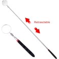 thumbnail image 4 of Auto Mechanical Mirror Adjustable Inspection Mirrors Inspection Mirror 360 Degree Rotatable Inspection Mirror, Telescopic up to 72cm, Non-Slip Black, 4 of 5