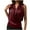 A-Burgundy, variant on Wyobmus Womens Silk Satin Tank Tops Casual Cross Wrap Tops V Neck Tunic Ruched Dancing Party Outfits Sleeveless Camisole Blouses Summer Basic Tank Shirt A-Purple