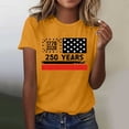 thumbnail image 2 of NinXxx Women's Soft Everyday Basic Tee Breathable Relaxed Fit Yellow XL, 2 of 5