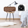 thumbnail image 2 of Miangastore Angled Slope Leg Mounting Plates Black 8Pcs 2.7X2.6X0.05In, 2 of 9