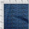 thumbnail image 1 of oneOone Georgette Viscose Royal Blue Fabric Snake Animal Skin Dress Material Fabric Print Fabric By The Yard 42 Inch Wide, 1 of 4