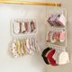 thumbnail image 1 of Tendedero de ropa de plástico que ahorra espacio | 18 y 36 clips para calcetines, ropa interior, camisas | A prueba de viento, sin trazas, antideslizante, abrazadera fuerte | Organizador para colgar, 1 of 5