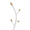 thumbnail image 4 of CoSoTower Metal Whtie and Oak Standing Coat Rack, 4 of 6